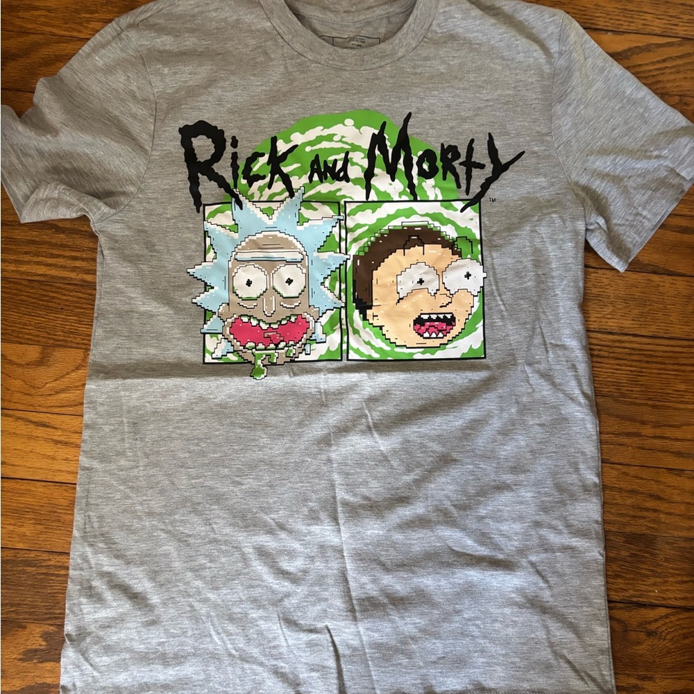 Rick and Morty Gray T-Shirt